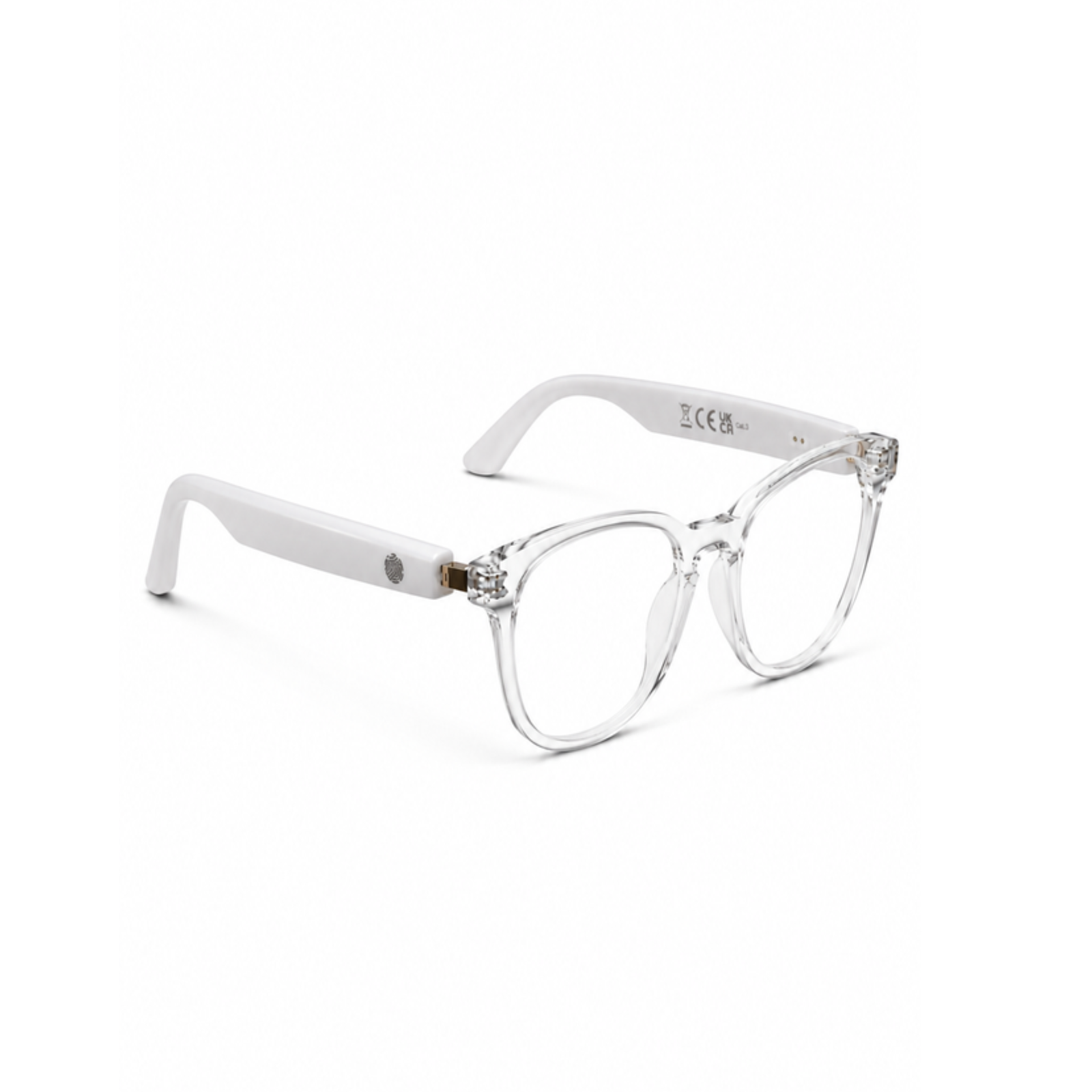 LC 102 White AI Smart Glasses - Image 2